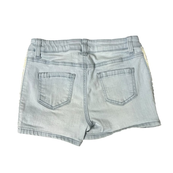 Cat & Jack Denim Shorts with Sequin Trim - Picture 9 of 9